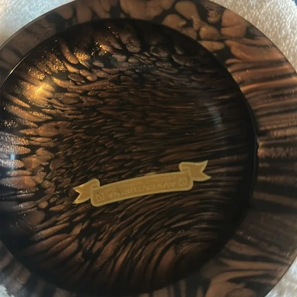 Elegant Brown Swirl Dining Bowl